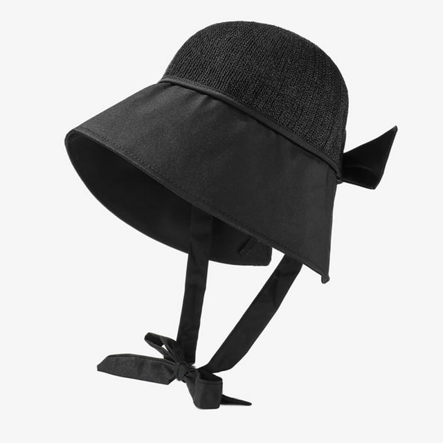 Chapeaux de Soleil Femmes Extérieur Chapeau de Soleil Uni Protection du Visage Chapeau de Soleil Chapeau de Soleil