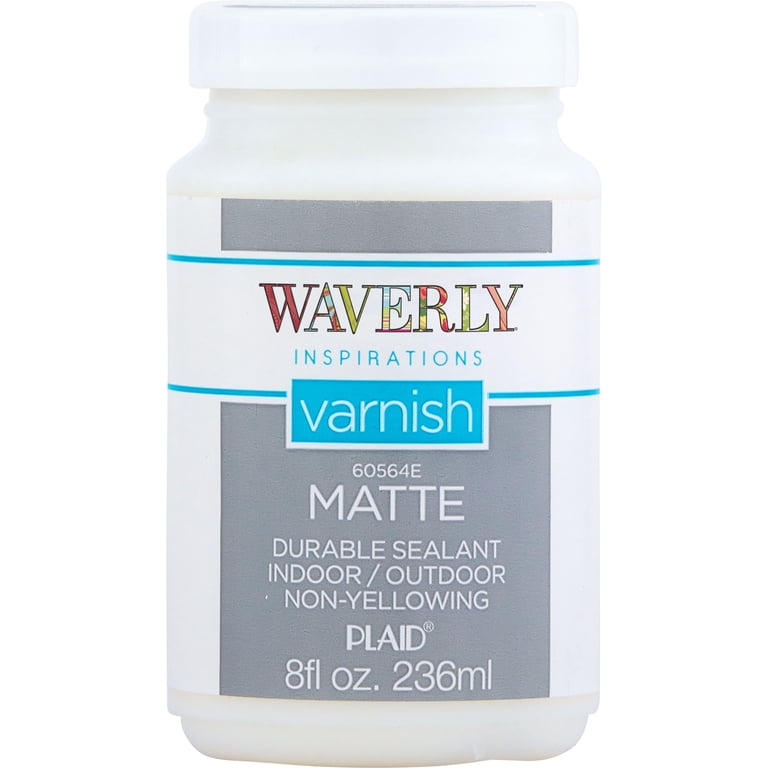 Waverly Inspirations Matte Chalk Paint Varnish, Clear, 8 oz photo 1
