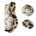 thumbnail image 2 of Unique Bargains 1 Pc Portable Special Shape Hair Comb Milky White Acetate Sheet, 2 of 5