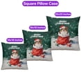 thumbnail image 3 of Santa Surprise Gift Papillon Merry Cheerful Christmas Pillowcase Double Sided Pap Butterfly Dog Lover Pillow Case Covers - 12021, 3 of 3