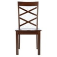thumbnail image 2 of SAFAVIEH Ainslee Traditional Dining Chair, Set of 2, Brown, 2 of 7