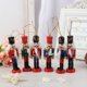 thumbnail image 5 of 1Pc 2024 Year Wooden Nutcracker Doll Soldier Puppet Christmas Kids Gifts New Tree Pendant Ornaments Decoration, 5 of 5