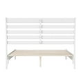 thumbnail image 5 of Pemberly Row Queen Solid Wood Low Profile Platform Bed in White, 5 of 14