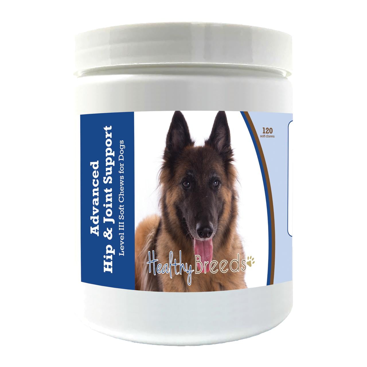 Healthy Breeds German Shepherd Advanced Hip Joint Support Level III Soft Chews for Dogs 120 Count Walmart