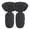 Black, variant on 3 Pairs Heel Grips for Shoes, Anti-Blister Anti- Heel Cushion Inserts, Beige