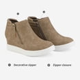thumbnail image 3 of Botines DREAM PAIRS con Cuña y Tacón de 6 cm en Color Taupe, 3 of 7