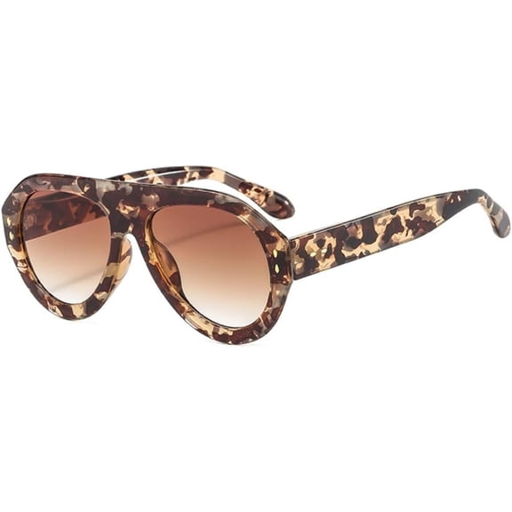 Sunglasses Women Shades UV400 Retro Rivets Decoration Gradient Men Round Sun Glasses-USA