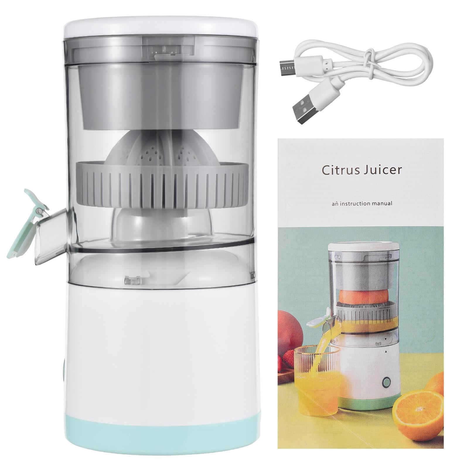 Yajisi Portable Rechargeable Citrus Juicer, Cordless Electric Orange & Lemon Squeezer - 9.8" L x 4.7" W x 4.7" H