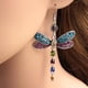 thumbnail image 3 of Pendientes de insecto con borla de diamante multicolor retro Joyas de oreja larga para mujer Wmkox8yi  sjalhkljlk4090, 3 of 9