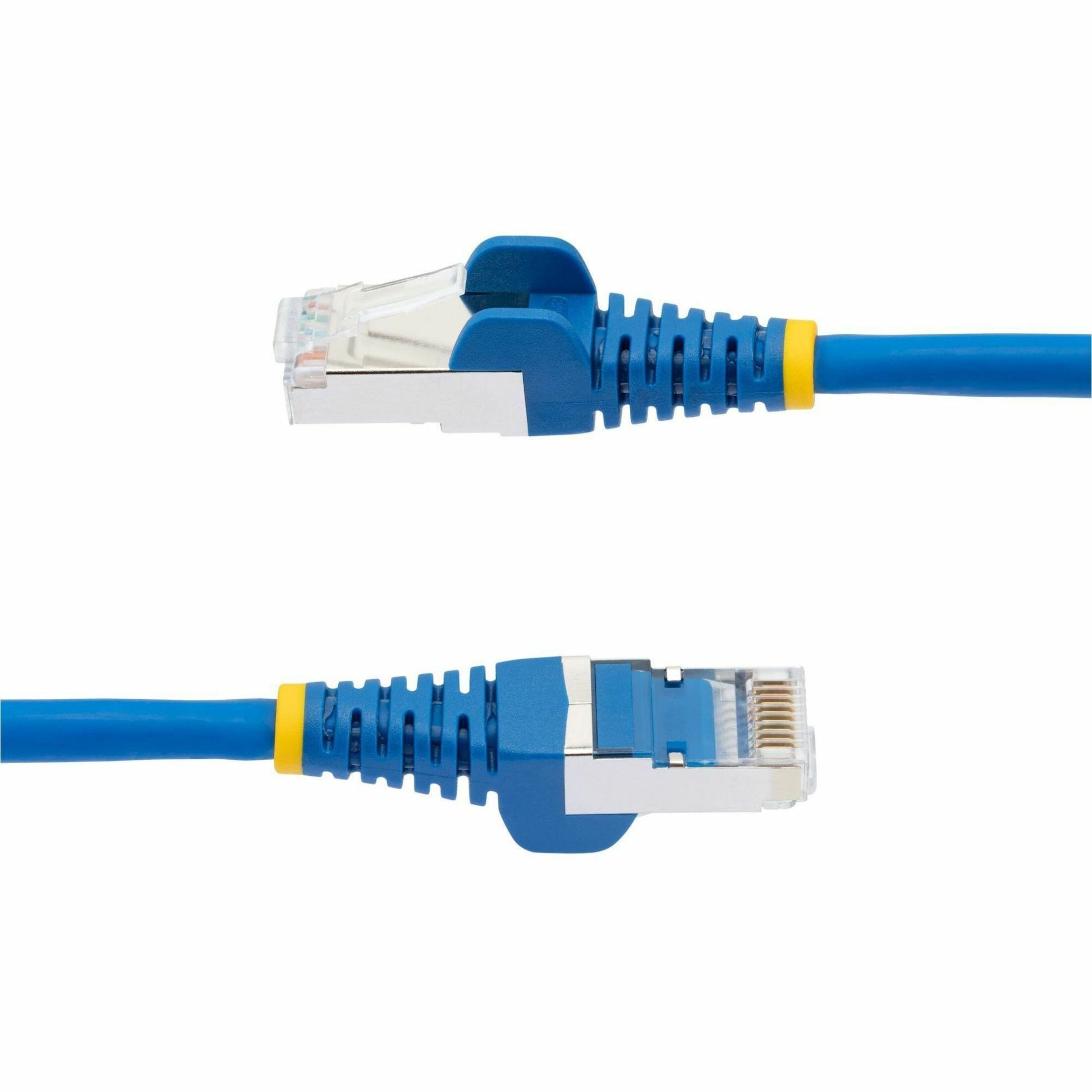 StarTech 50ft Blue CAT6a Ethernet Cable, Snagless RJ45, 10GbE, 100W PoE++