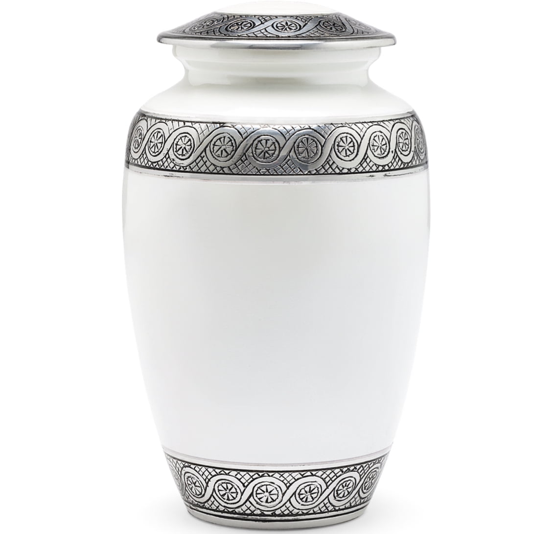Eternal Harmony Cremation Urn for Human Ashes | Memorial Urn Carefully Handcrafted with Elegant Finishes to Honor and Remember Your Loved One | Adult Urn Large Size with Beautiful Velvet Bag
