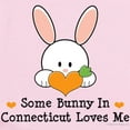 thumbnail image 2 of CafePress - Some Bunny In Connecticut Infant Bodysuit - Baby Light Bodysuit, Size Newborn - 24 Months, 2 of 4