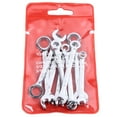 thumbnail image 2 of Mini Wrench Set, Mini Combination Wrench Set Portable Lightweight  for Plumbing Maintenance, 2 of 8