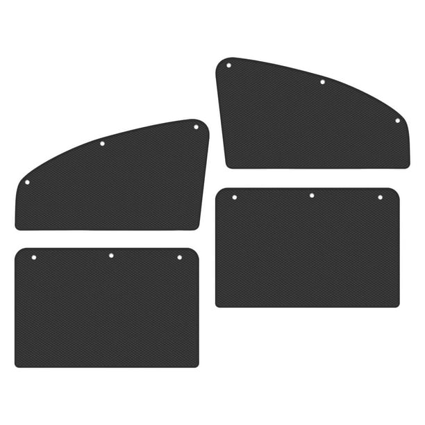 Parasol para ventana de coche, protección de privacidad, tela Oxford, aislamiento térmico, multiusos, instalación conveniente, protector de ventana, 4 piezas