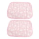thumbnail image 1 of Methold Alfombrilla de refrigeración para mascotas de 2 piezas, almohadillas refrescantes antideslizantes con estampado elástico, cojines lavables Suministros para perros Rosado Methold PT004014-02, 1 of 6
