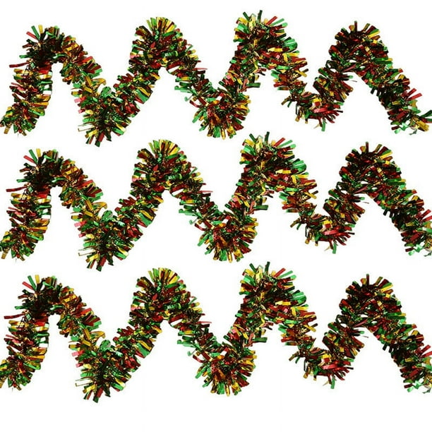 Tiras de Colores para Decoración de Fiestas Navideñas de 2 M para Árbol de Navidad