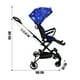 thumbnail image 4 of Carriola para Bebé de Viaje The Baby Shop  con Asiento Giratorio 360, Plegable, Reclinable Azul, 4 of 7