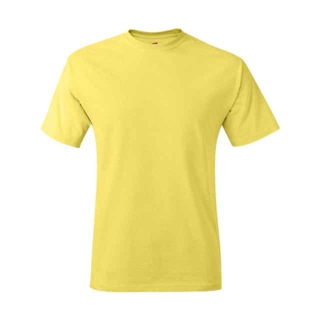 Hanes T-Shirt Col Rond pour Hommes EcoSmart, Jaune P