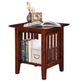 thumbnail image 2 of AFI Table d'Appoint Contemporaine en Bois Massif Noyer, 2 of 4