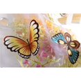 thumbnail image 3 of POINTERTECK Fashion Sheer Window Curtain Round Butterfly Print Room Door Divider Decor, 3 of 9