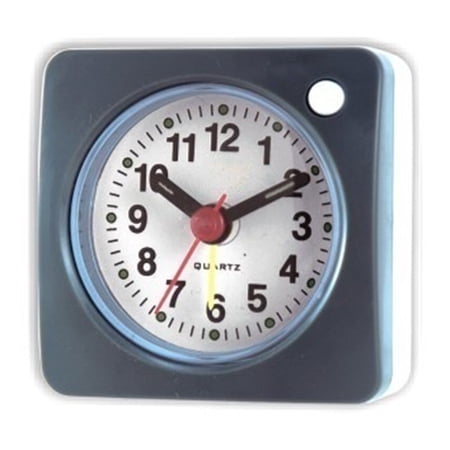 JUANCHENG Compact Travel Alarm Clock with Silent Operation and 4 Gradual Alarm Sounds for Home or Hotel Use Portable Design