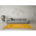 thumbnail image 3 of Ahgly Company Indoor Rectangle Medallion Yellow Traditional Area Rugs, 8' x 10', 3 of 4