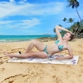 thumbnail image 6 of Dreamtimes Lavender and Butterfly Beach Towel Fast Drying Extra Large Sand Free Lightweight Beach Towel Blanket for Swimming,Camping,Picnic,Yoga Gym Sports,30"x60", 6 of 7