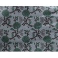 thumbnail image 4 of oneOone Georgette Viscose Fabric Leaves & Floral Block Decor Fabric Printed BTY 42 Inch Wide, 4 of 4