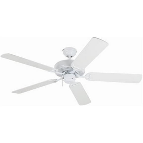 7802448 52 in. White Finish Contractors Choice Professional 5 Blade Ceiling Fan