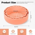 thumbnail image 3 of Brush Holder & Bowl Cleaning Tool, Orange, 1 Piece - Makeup Brush Cleaner Mat with Drying Rack Silicone Makeup Brush Cleaning Mat Scrubber Bowl Make up Brush Cleaner Pad for Cosmet Makeup Organizers, 3 of 6