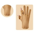 thumbnail image 5 of Yanyanz Gloves Mittens, Womens Sports Gloves Outdoor Cycling Work Solid Color Gloves, Gloves Khaki One Size, 5 of 5
