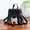 Black, variant on Backpack ladies the trendy backpack bag soft leather casual fashion travel large-capacity school bag black
