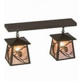 thumbnail image 7 of Meyda Tiffany 177216 Whispering Pines 2 Light 8" Wide Multi Light Pendant - Bronze, 7 of 7