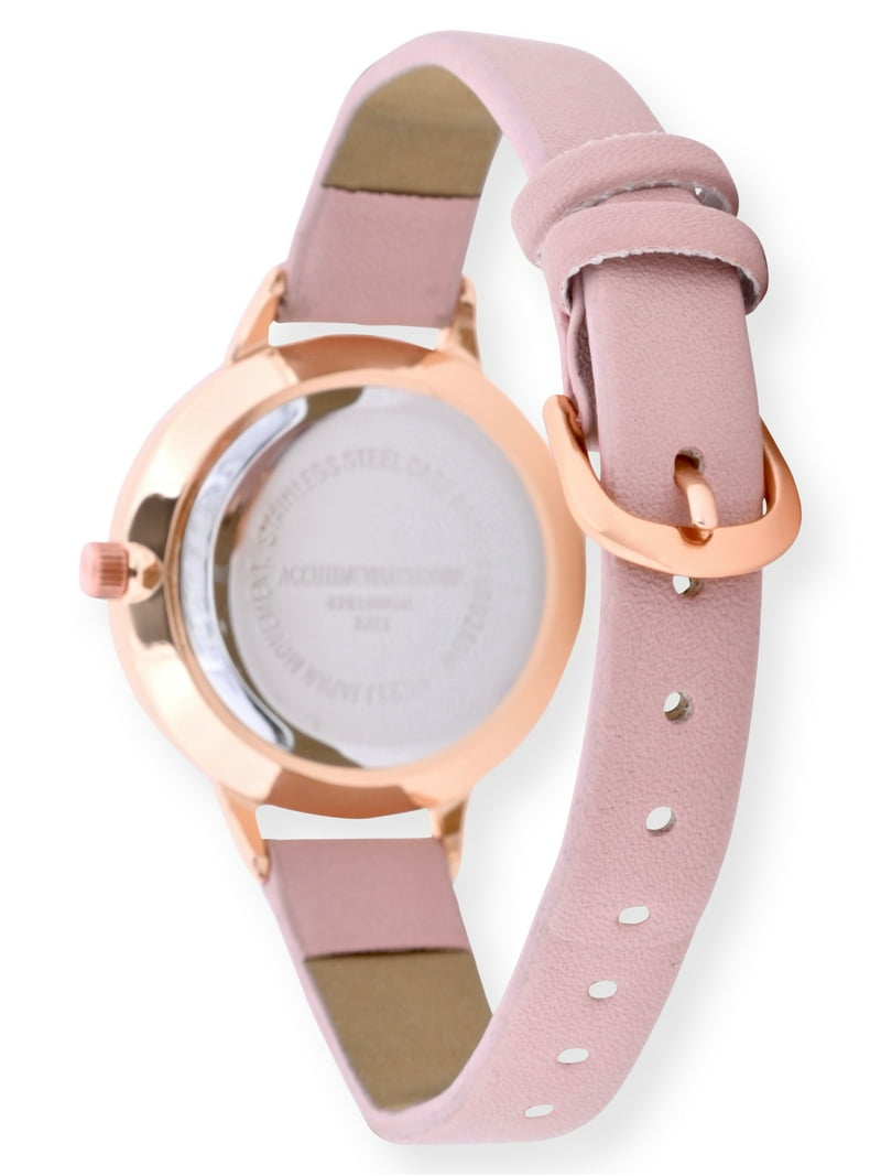 Time and Tru Rose Gold Tone Etched Dial Watch for Women with  display picture 1