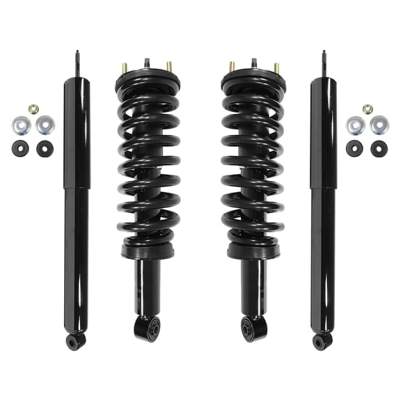 Front & Rear Complete Strut Assembly Shock Kit Compatible for 2000-2006 Toyota Tundra