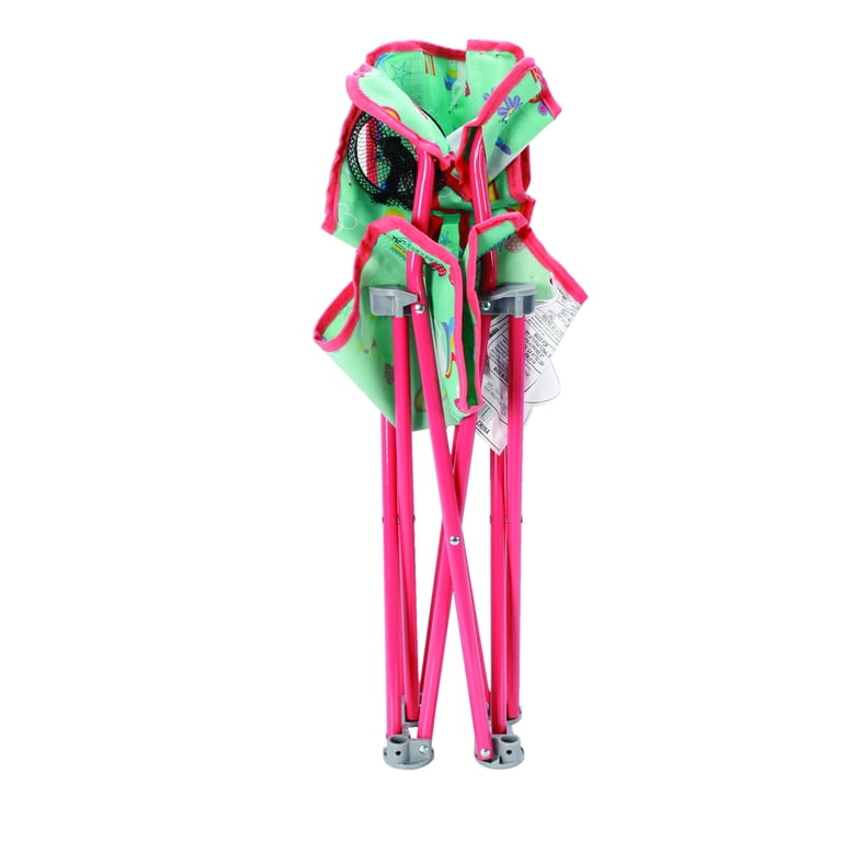 Crckt Kids Folding Camp Chair with Safety Lock, Unicorn Print