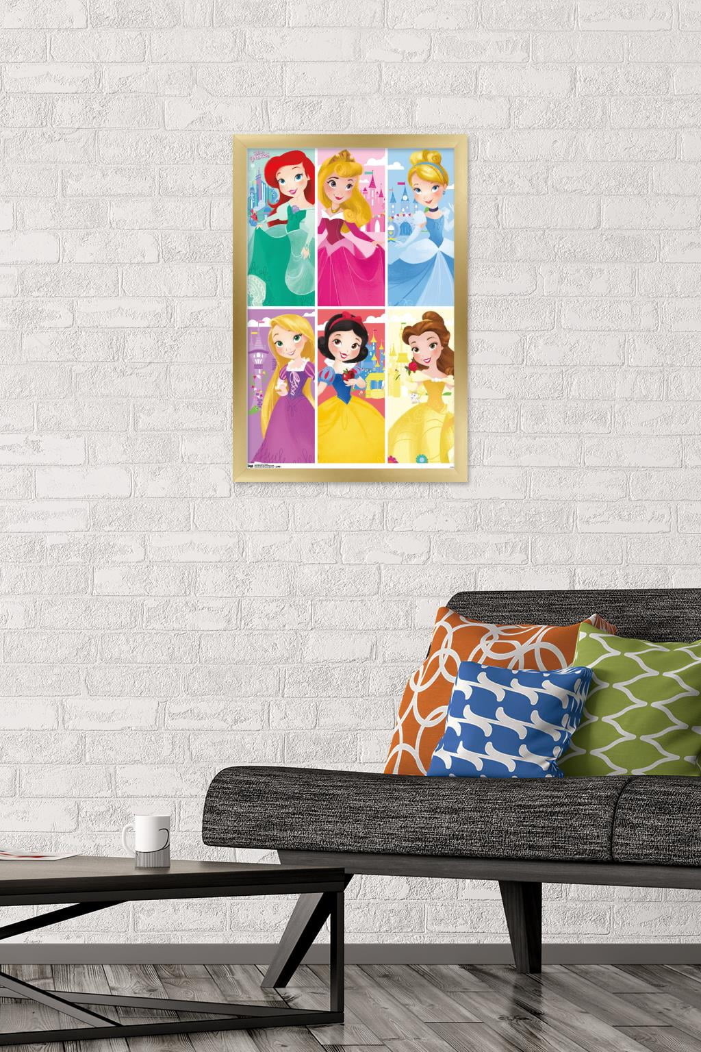 Disney Princess - Kingdom Wall Poster, 14.725" x 22.375", Framed