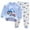 T1, variant on Mikilon Boys and Girls Outdoor Sets Size 3 Months-7 Years Spring Print Sets Long Sleeve Round Neck Blouses Elastic Waist Long Pants