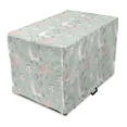 thumbnail image 1 of Pastel Dog Crate Cover, Silhouettes of Llama and Cactus in Cartoon Style, Easy to Use Pet Kennel Cover Small Dogs Puppies Kittens, 7 Sizes, Pale Sage Green Blush, by Ambesonne, 1 of 1