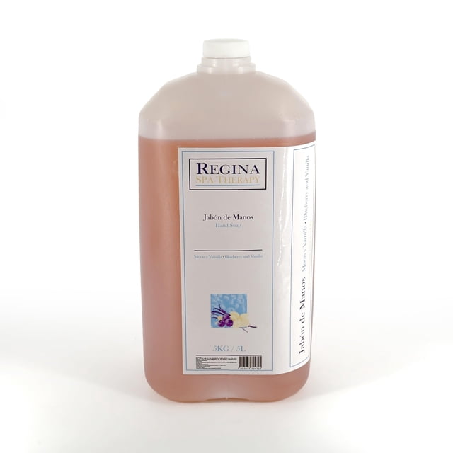 Regina Spa Therapy-Jabón para manos de uso hotelero hecho a base de esencia de moras y vainilla. 5 litros. Suavidad Aromática: Jabón de Manos para una Experiencia Sens