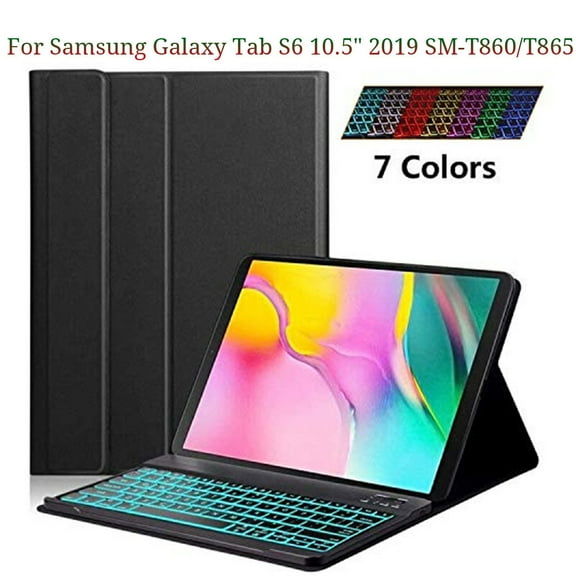 Keyboard, For Galaxy Tab S6 10.5 SM-T860 Keyboard Case Slim Stand Cover Backlight