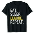 thumbnail image 1 of AALJY Eat Sleep League Repeat Sports Game Gaming Gift, 1 of 5