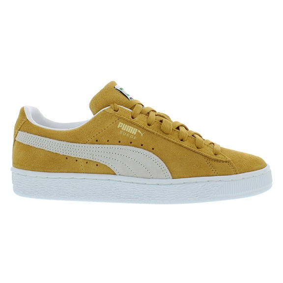Puma Suede Classic XXI Mens Shoes Size 11, Color: Honey Mustard/Puma White