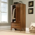 thumbnail image 3 of Bedroom Wardrobe Cabinet Storage Armoire in Medium Brown Cherry Wood Finish, 3 of 3