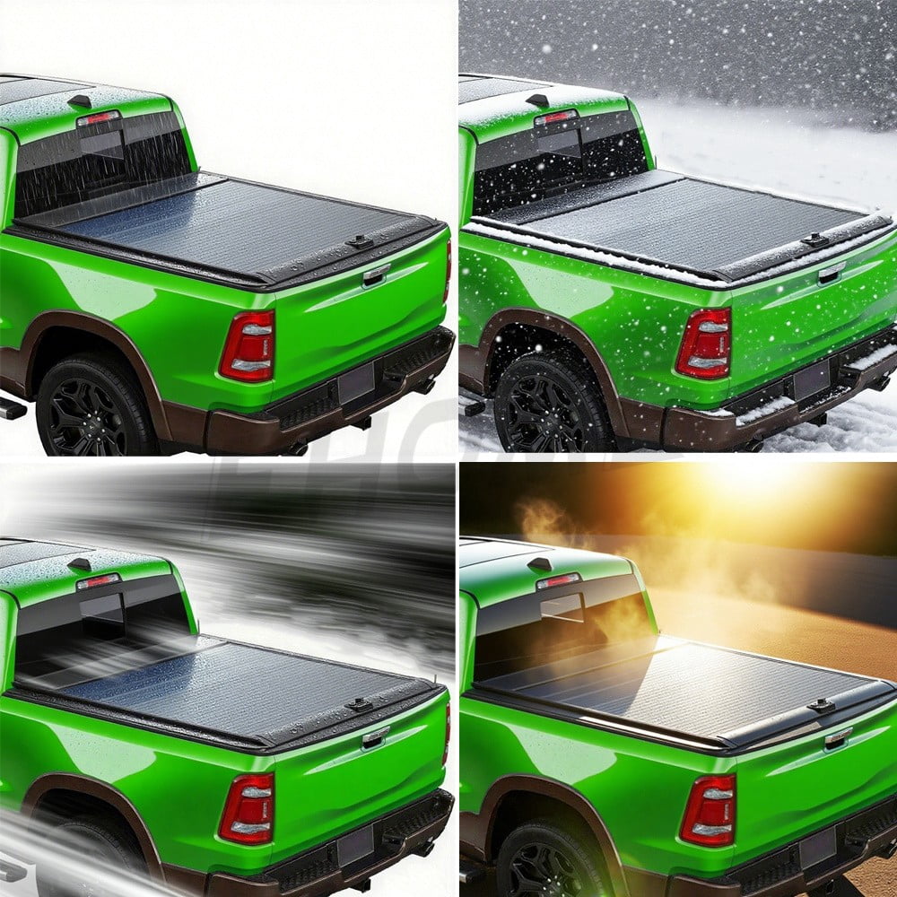 Hard Truck Bed Cover Fits For Nissan Frontier 2005-2025 Truck Bed Retractable Hard Tonneau Bed Cover Kit