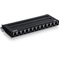 thumbnail image 1 of Panel de conexión TRENDnet de 12 puertos Cat6A blindado 10G Ready, negro, 1 of 8