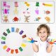 thumbnail image 4 of Kids Craft Ink Ink Pads, 15 Color Craft Ink Pads para sellos, álbumes de recortes, papel, telas de madera (paquete de 15),11 Feliz Sencillez, 4 of 5