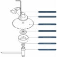 thumbnail image 4 of Llave de cadena para motosierra de alta resistencia para motores de alta potencia, diseñada para Stihl FS56R FS80, construcción duradera para un rendimiento confiable, resistencia a la corrosión que, 4 of 5