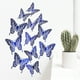 thumbnail image 3 of 12 pegatinas de pared de mariposa hueca con textura de metal 3D. Wmkox8yii fhajkh529, 3 of 6