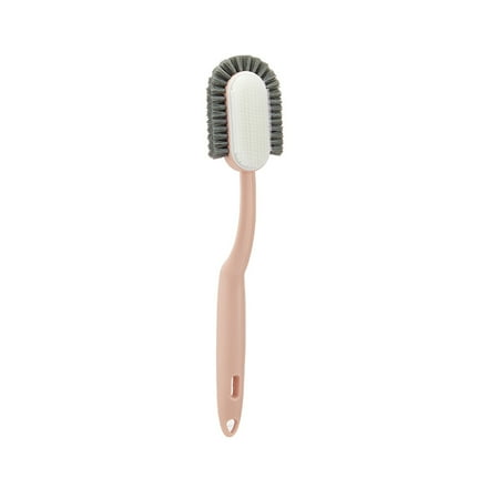 

MoreFarther 2pcs Shoe Brushes Three Sided Soft Bristles Cleaning Brush Pink